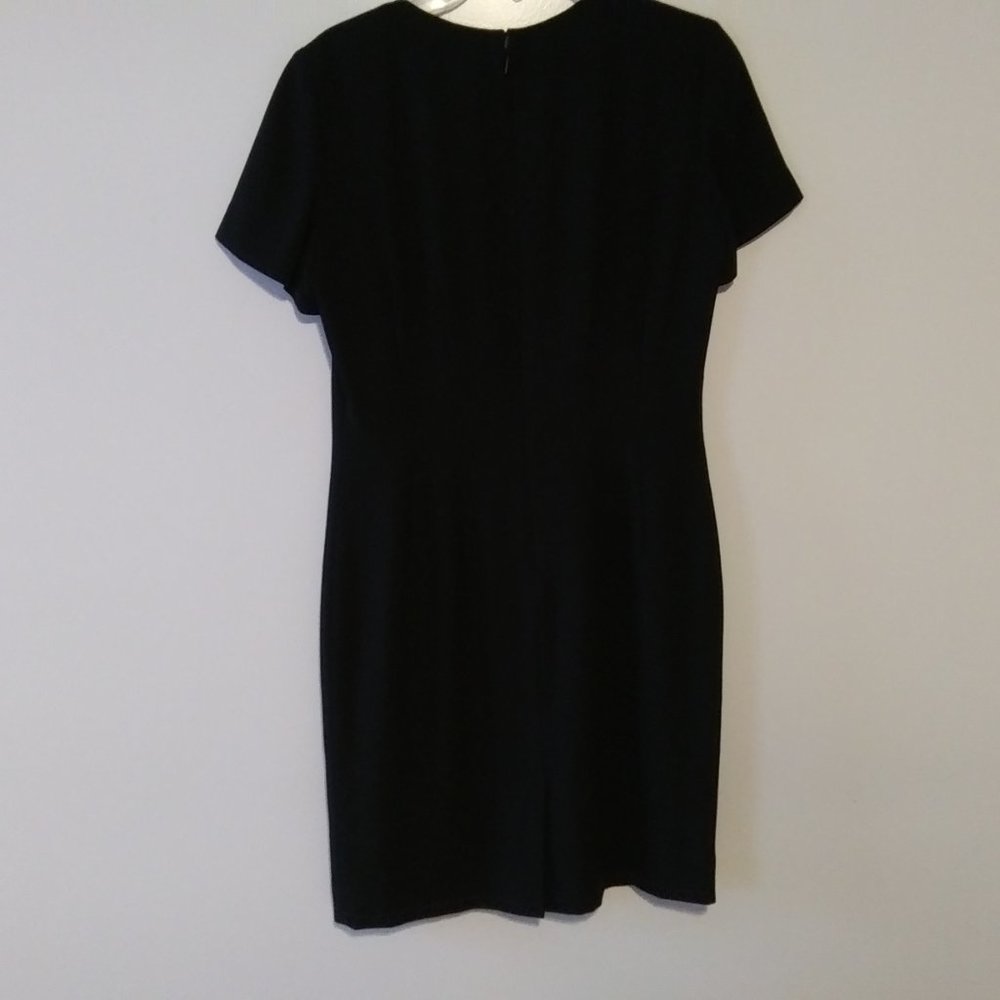 Liz Claiborne LBD black dress Petite 8 - Picture 4 of 15